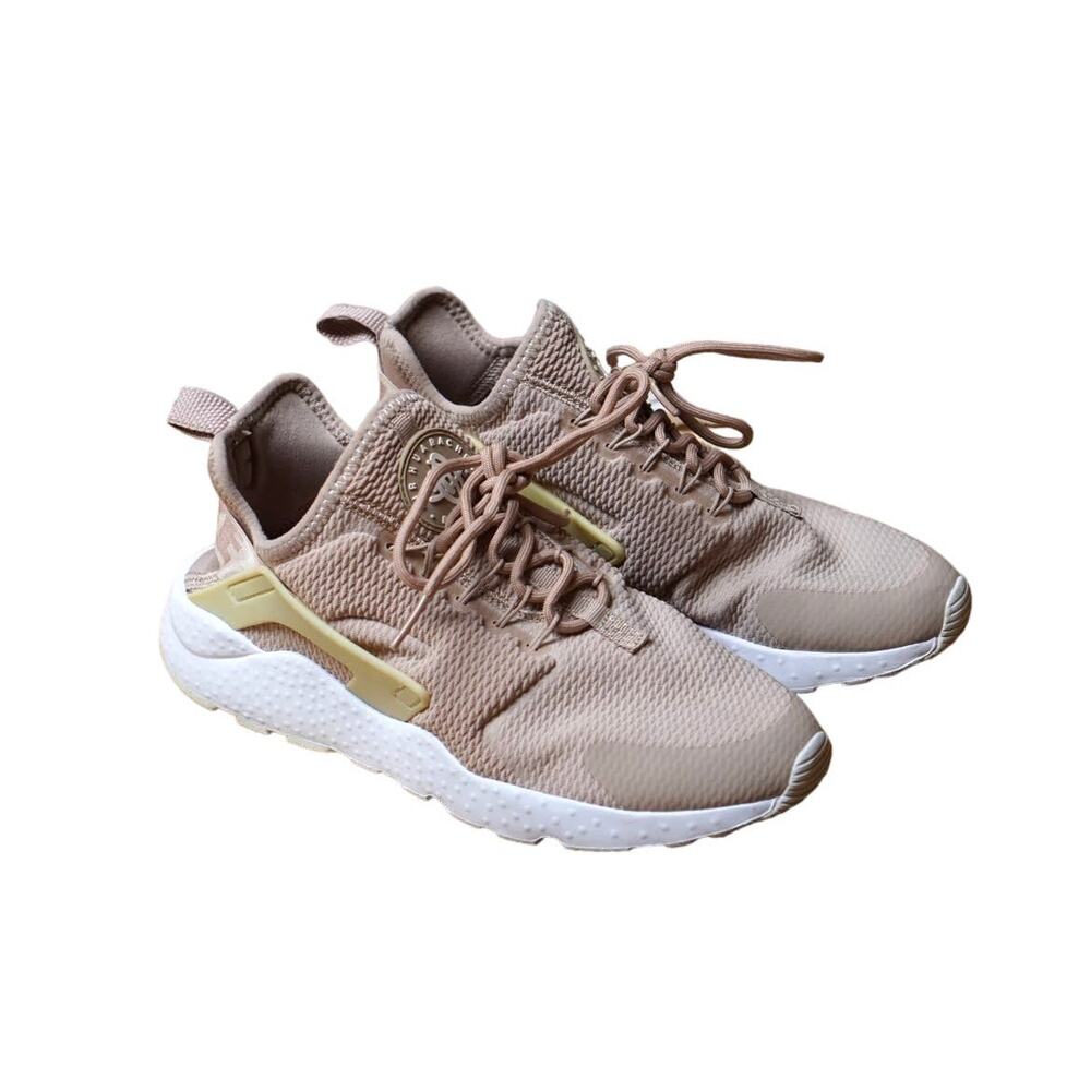 Nike Air Huarache Run Ultra Women Running Urban Sneakers Sand Pink Size 6.5